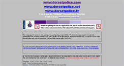 Desktop Screenshot of dorsetpolice.com